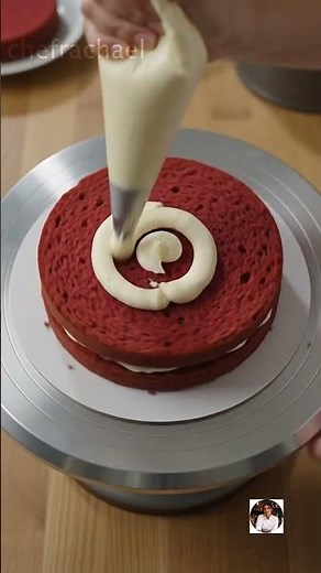 Red Velvet Cake Easy Recipe | Chef Rachael #cake #cooking #shorts