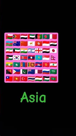 The asian flags