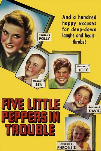 Five Little Peppers in Trouble (1940) - Movie