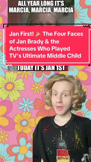 Happy January 1st, 2026! 🥳 Every other day of the year it’s Marsha, Marsha, Marsha—but today? Today belongs to Jan. To ring in the new year, I’m talking about the four different actresses who have played Jan Brady across The Brady Bunch universe, from the original series to reunions, revivals, and reimaginings. Jan Brady is one of the most iconic middle children in television history, and her evolution says a lot about how pop culture revisits nostalgia. So consider this a New Year’s reset: les