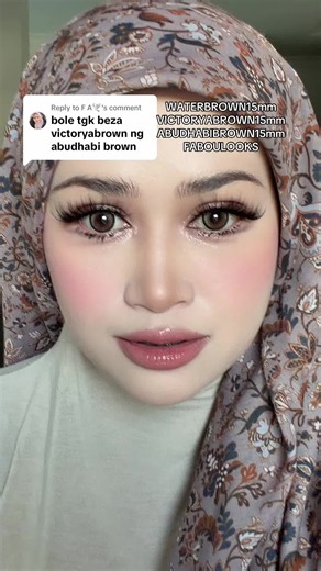 WaterBrown 15mm & AbuDhabi Brown 15mm contact lenses review