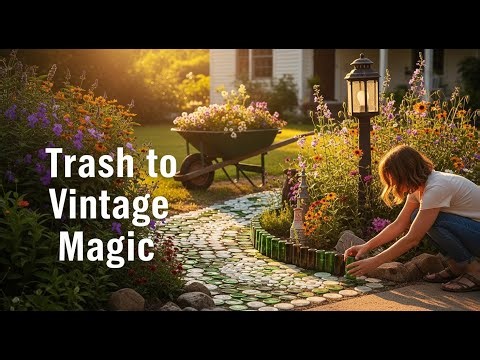 15 Rustic Garden Transformations You Can Create from Trash Vintage Magic Awaits!