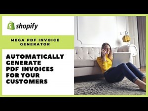 Quick overview Mega PDF Invoice Generator for Shopify + Bulk invoices export