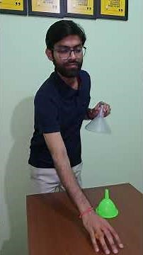 Science ping-pong ball & Funnel experiment #physics #cbse #jee #neet #education #sciencefacts