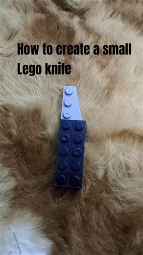 how to create small Lego knife