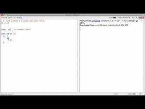 DrRacket 09 -- Comments