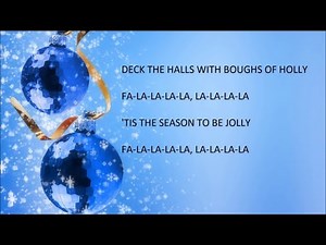 Deck the halls - Canzoni natalizie con testo (Christmas music with lyrics)