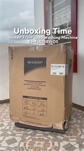 19K views · 184 reactions | Join Krizza Mattias as she unboxes her new Sharp PRO-FLEX Front Load Washing Machine! (ES-FLC15BV-DS) Watch the excitement as she reveals this sleek, efficient addition to her laundry room. #SharpPhilippines #SharpBeOriginal | Sharp Philippines | Facebook