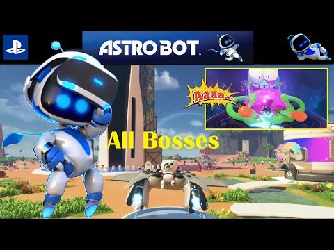 ASTRO BOT - SPACE KNIGHT (PS5) | ALL BOSSES DEFEATED