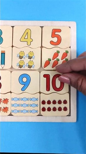 Let’s Learn Numbers 1 to 10 | Number Puzzle | JJ's Number Song #cocomelon #toddlerlearning #shorts