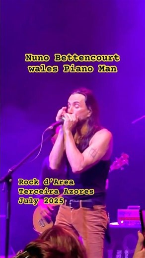 Nuno Bettencourt on Harmonica #talent #rockstar #Azores