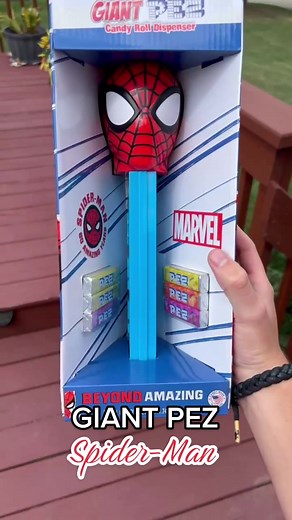 Collect the Giant Spider-Man PEZ Dispenser for Your Candy Collection!