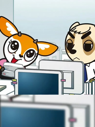 Se aprovecha de su ternura ~ Aggretsuko #clip #anime #aggretsuko #retsuko