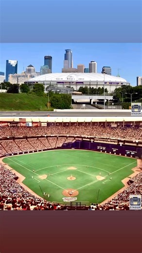 🏟️ Hubert H. Humphrey Metrodome, Minneapolis, MN 📸 Circa 1989; Mall of America Field exterior pic from 2010 ⚾ 🏈🏀⚽ Former home of the Minnesota Twins, Vikings, Timberwolves, Minnesota Strikers (NASL) & Minnesota Golden Gophers 🗓️ Opened: 1982 💥 Demolished: 2014 🪑 Capacity: 64,111 #StadiumVagabond #Metrodome #Minneapolis #MinnesotaTwins #Vikings | Stadium Vagabond