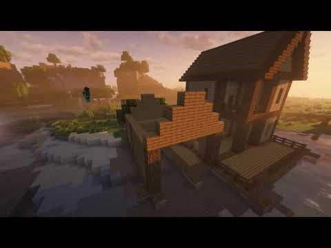 Very Easy Minecraft Water House in Just 3 Minutes!