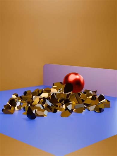 Glass Smash#8000 Cube Falling - 3d Animation#Satisfying #shortsfeed #basketball