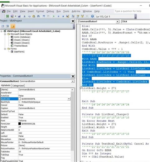 38Data entry List box is being updated Excel VBA