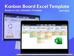 Kanban Board Excel Template | Agile Project Management | Task Tracker Spreadsheet | Manage to Do List - Etsy