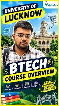 Lucknow University BTech Mechanical Engineering | Course & Career Scope #lcc #trendingshorts