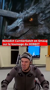 Benedict Cumberbatch en Smaug le Dragon sur le tournage du Hobbit de Peter Jackson. 🔥🔥 | FilmsActu