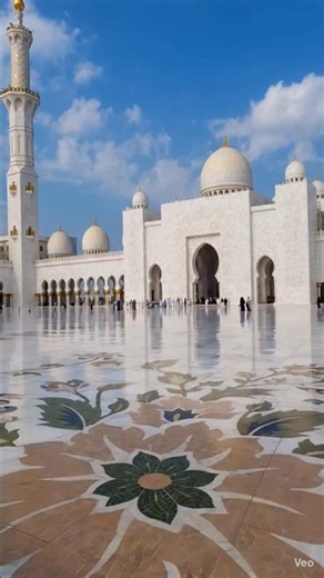 subhanallah ❤️ most beautiful mosque in the world light of Islam #holymosques