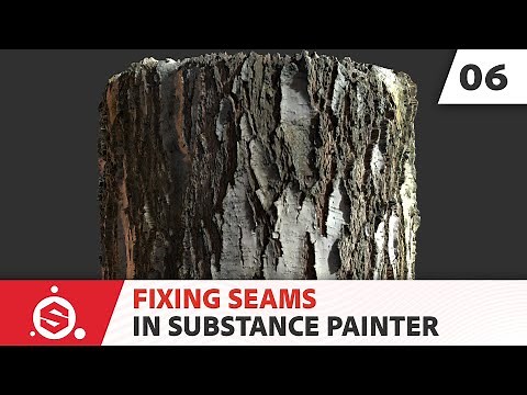 Tree Bark - Fixing Seams with Substance Painter | Adobe Substance 3D