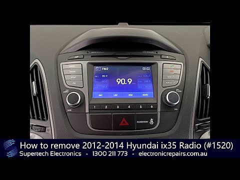 How to remove a 2012-2014 Hyundai ix35 Radio (#1520)