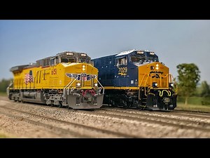 All-New Announcement: Rivet Counter HO Scale CSX and Union Pacific GE AC4400CW Rebuilds