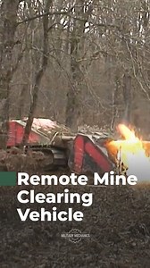 MV-10 is a powerful, armored vehicle designed to safely clear anti-tank mines using remote control. | Military Mechanics