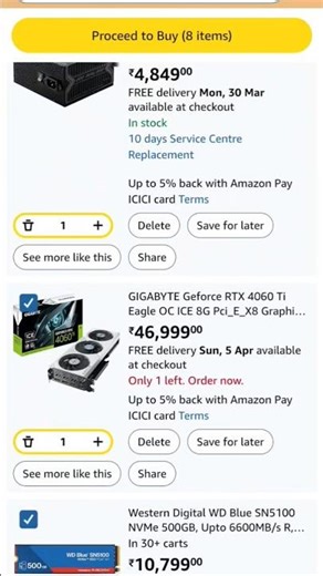 Best ₹70k Gaming PC Build India - RTX 4060 Ti + Intel