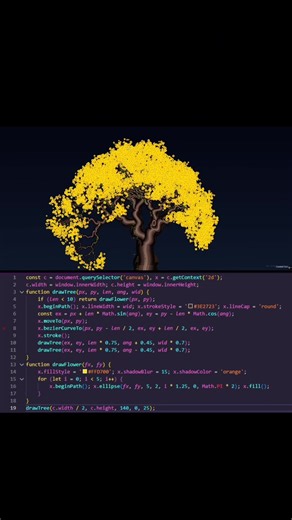 Ochna integerrima with “ JAVASCRIPT “ #code #AI #builder #tiktok #github