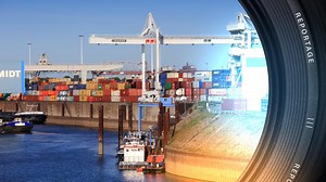 Hafen Duisburg - Kneipen, Kräne und Container