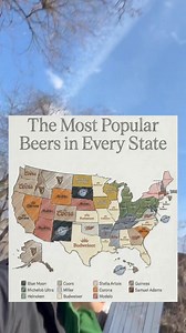 The most popular beers in every state! #fblifestyle #beer #usa | Chris Tuck