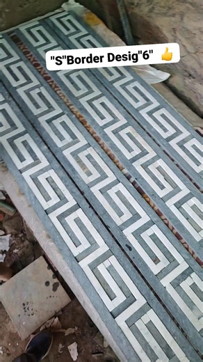 57K views · 597 reactions | Border design flooring 6" #flooring #flooringexperts #design #Marble #borderdesign #Patti #blackwhite #granite #homeforsale | 2 Star Marble and Tiles | Facebook