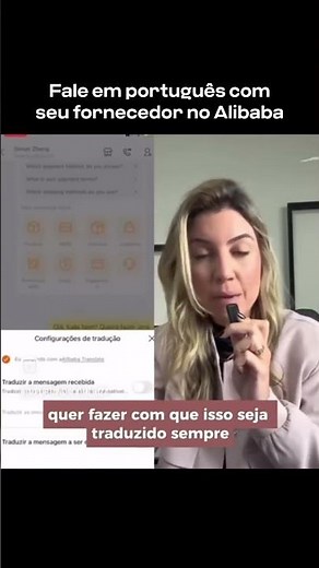 Como falar com fornecedor do Alibaba em português