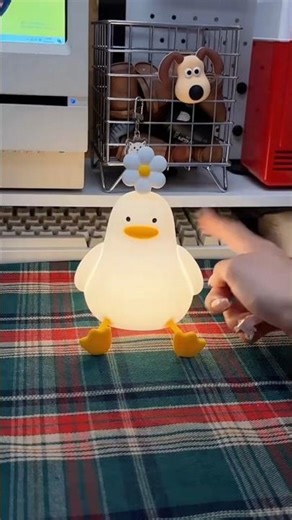 Cute Duck LED Night Light 🦆 Rechargeable Touch Lamp for Kids Bedroom #shorts #dillaganamanatha #song