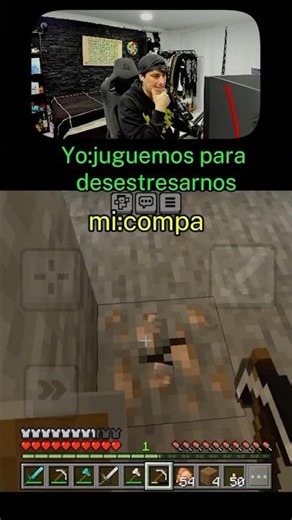 Cuando Jugas Minecraft con Amigos #minecraft