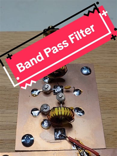 Homebrew Band Pass Filter for Direct Conversion Receiver - Solder Smoke Podcast Challenge #hamradio #STEM #electronics #amateurradio #qrp