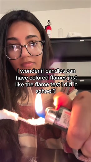 Avauré Candles on Instagram: "My favorite experiment in school was the flame test- how fun is it that we were able to create candles using that same science? 🩷💜💙"