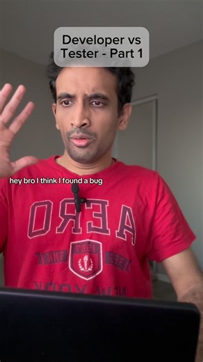 Ajit on Instagram: "Part 1: Tester vs Developer: The Bug Battle [Job Memes, Jobs, Corporate, Corporate Life, Memes, Testing, Developer Memes, QA Life, Bug Life, IT Humor, Work Life, Agile Problems, Software Testing, Dev vs Tester] #testing #testinglife #softwaretesting #producttesting #producttesters #devmemes #developer #developerjokes #relatable #relatablememes #relatablereels #corporatememes #itmemes #theofficememes #officejokes #itlife #itjokes #corporatelife #corporate #theoffice #infosys #
