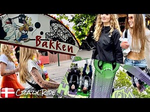 Bakken 2022, World’s Oldest Amusement Park, 4K Walk, Travel Copenhagen Denmark, Crazy Ride #HDR #Dk