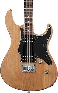 Yamaha Pacifica PAC120H YNS Solid-Body Electric Guitar, Yellow Natural