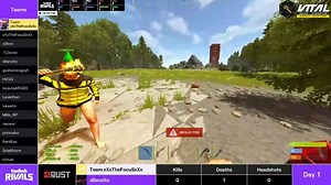Rust Team Battle VI on Twitch Rivals Day 1 - twitchrivals on Twitch