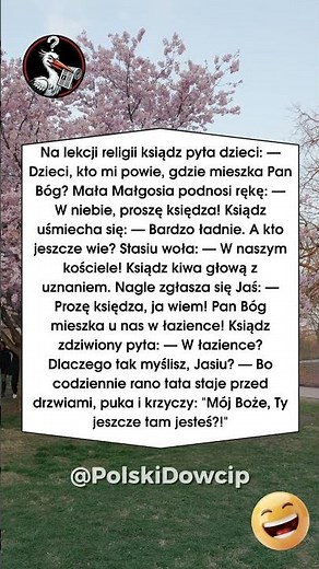 Jaś i lekcja religii
