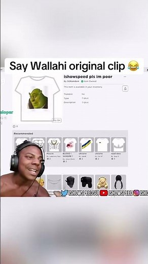 "Say wAllahi bro" - IShowSpeed original clip