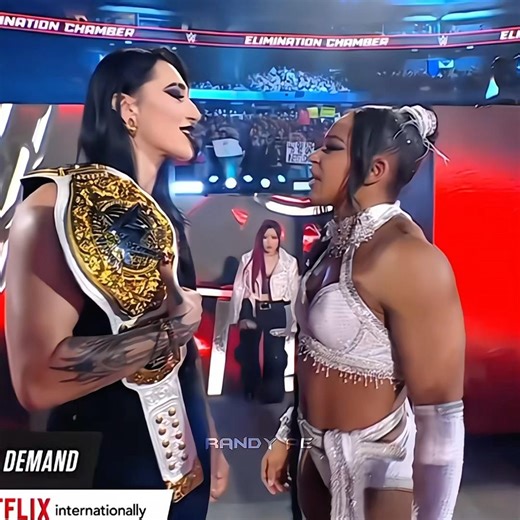 Rhea Ripley vs Bianca Belair vs Iyo Sky 😱🔥 | Triple Threat Face-Off | #wwe #shorts #edit