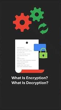 What Is Encryption? What Is Decryption? | Visual Short #encryption #decryption