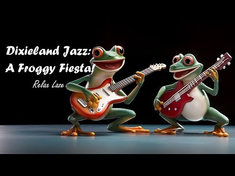 Frog Jazz Band: Swamp Dixieland Jazz in Stunning 4K. Delight in the Swamp! #relaxingmusic #jazz