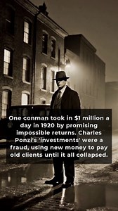 11K views · 131 reactions | In 1920, a smooth talking Italian...