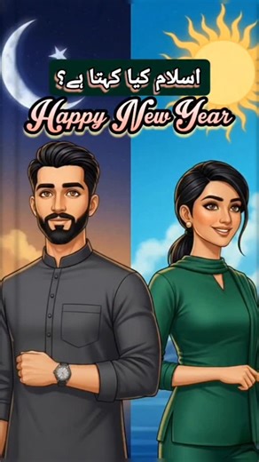 Qasas Al islam 786 on Instagram: "S109 • Happy New Year • Islam Kya Kehta Hai? #HappyNewYear #IslamicPerspective #SawabYaGunah #HappyNewYear2026 #NayeSaalKiDua 👍 Video ko Like aur Share Karo Happy New Year Islam, Naye Saal ki Dua, Hijri Calendar vs Gregorian Calendar, Islam aur Naya Saal, Muslim Perspective on New Year, Islamic Knowledge about New Year, Dua in Islam, Niyyat aur Amal, Musalman aur Calendar, Islam aur Science, New Year Wishes in Islam, Naye Saal me Khushi, Naye Saal Ki Dua, Dua i